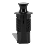 Cabinet Lock Zinc Alloy ABS Secure Round Embedded Push to Open Lock for File Drawer Cupboard Mailbox RV Furniture Black