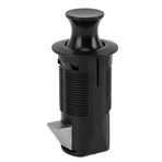 Cabinet Lock Zinc Alloy ABS Secure Round Embedded Push to Open Lock for File Drawer Cupboard Mailbox RV Furniture Black
