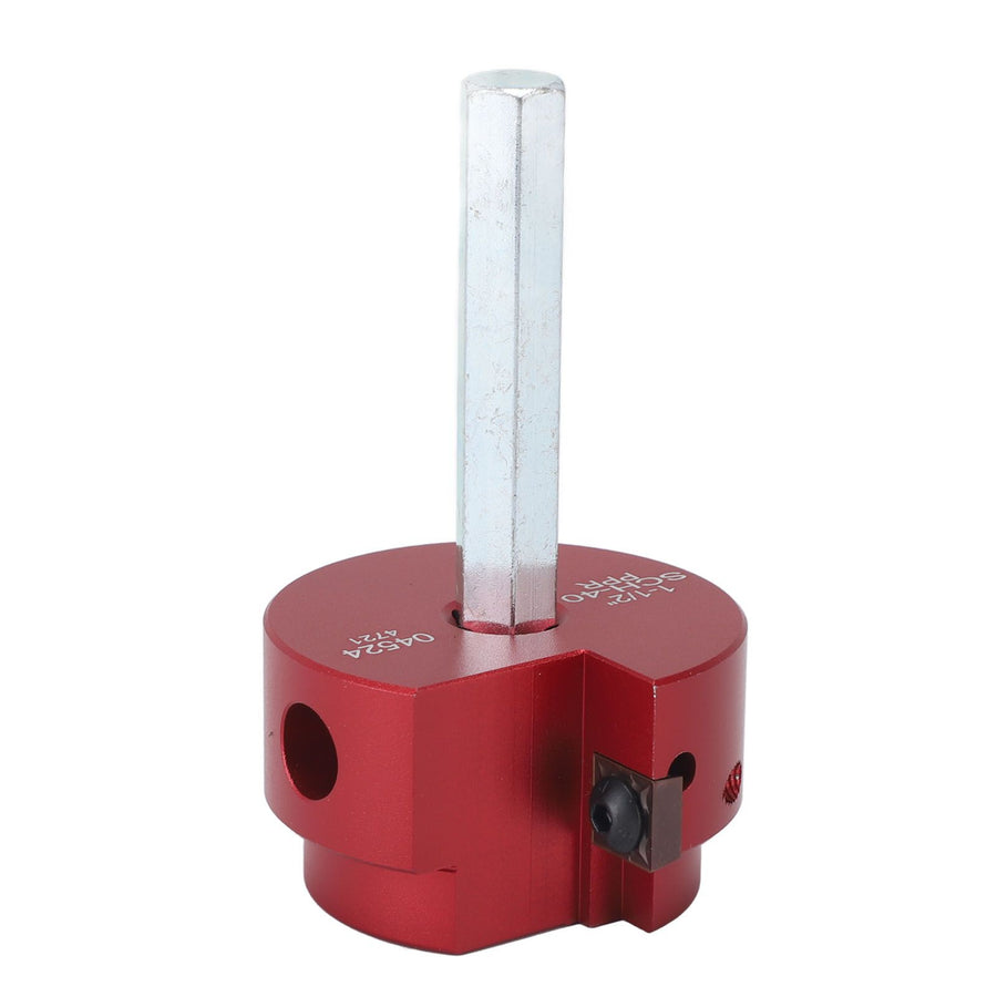 PVC Pipe Reamer Kit Aluminum Alloy Pipe Fitting Reamer PVC Fitting Socket Saver for Water Lines Drain Lines Vent Lines 1.5 Inch