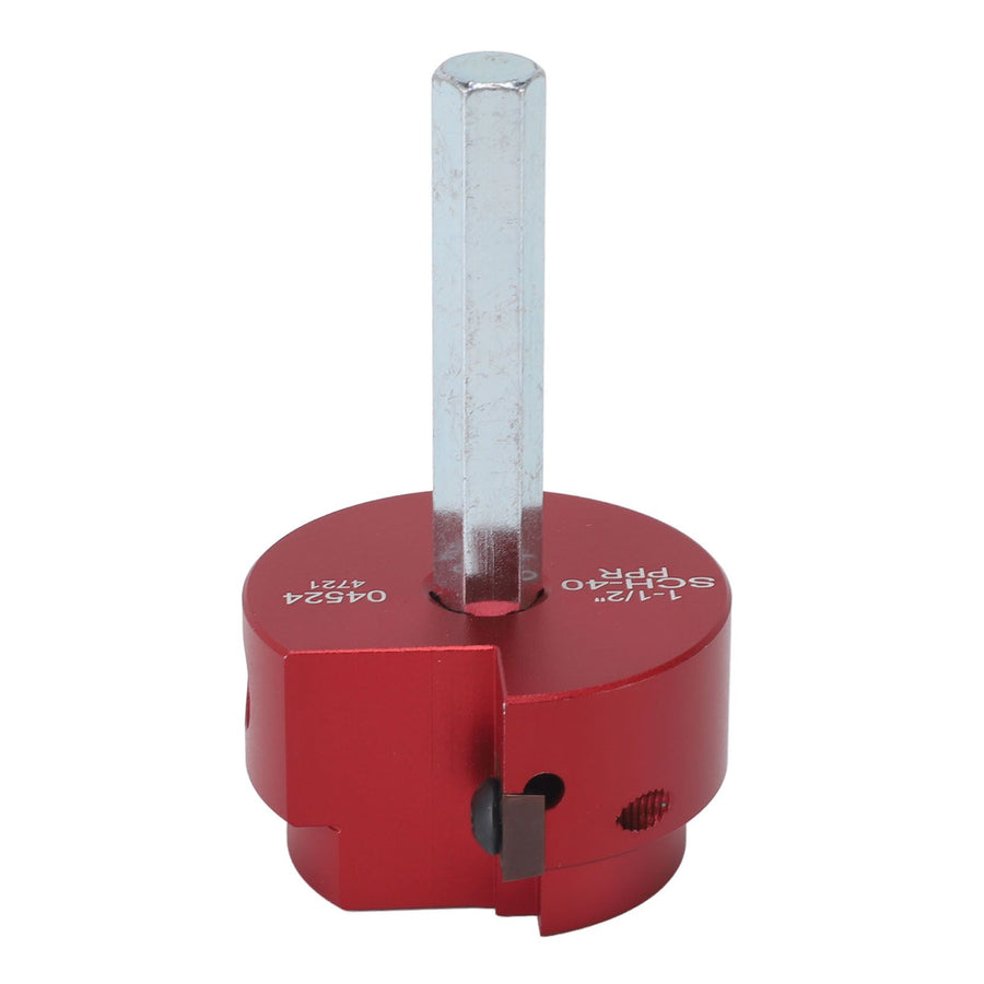 PVC Pipe Reamer Kit Aluminum Alloy Pipe Fitting Reamer PVC Fitting Socket Saver for Water Lines Drain Lines Vent Lines 1.5 Inch