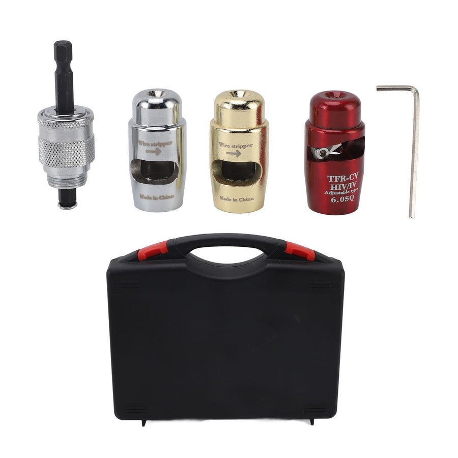 Electric Wire Stripper Cable Stripping Tool Aluminum Alloy Multifunction Portable Wire Stripping Twisting Tool
