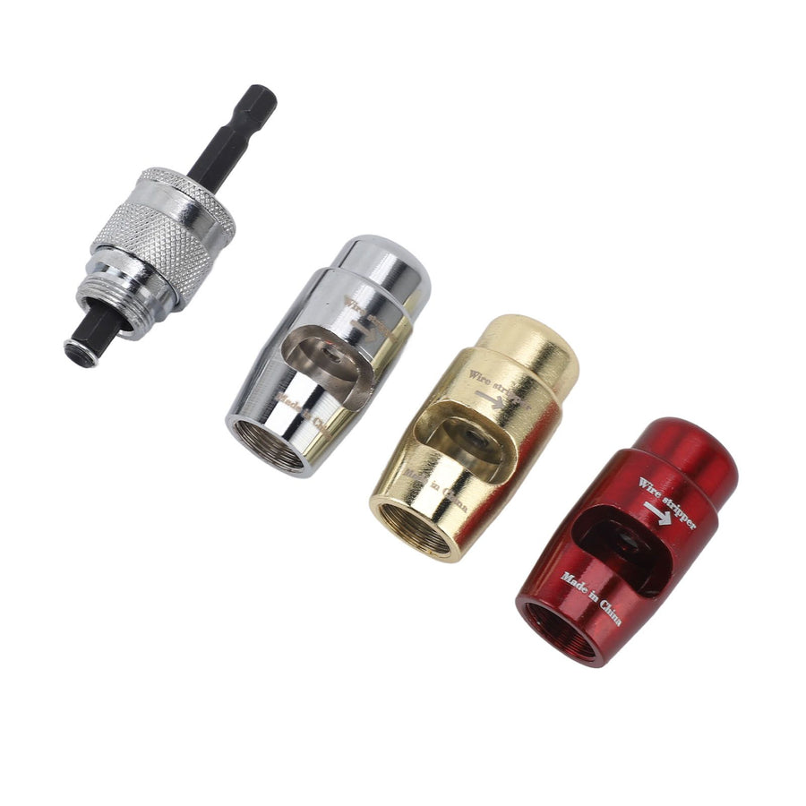 Electric Wire Stripper Cable Stripping Tool Aluminum Alloy Multifunction Portable Wire Stripping Twisting Tool