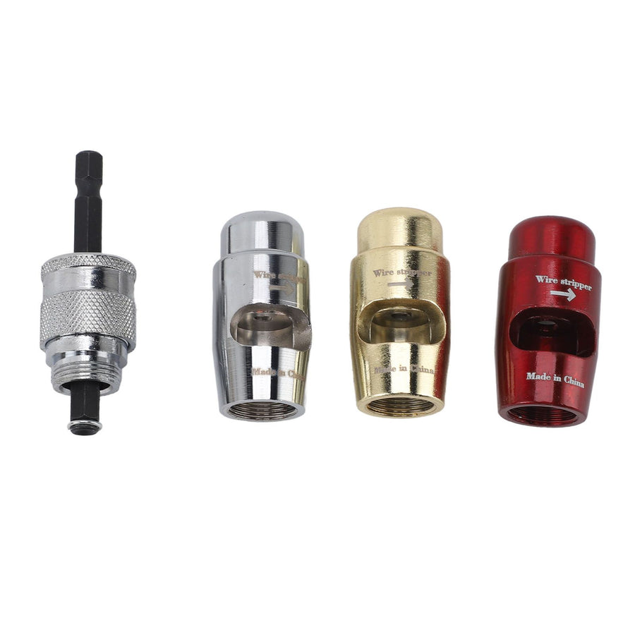 Electric Wire Stripper Cable Stripping Tool Aluminum Alloy Multifunction Portable Wire Stripping Twisting Tool