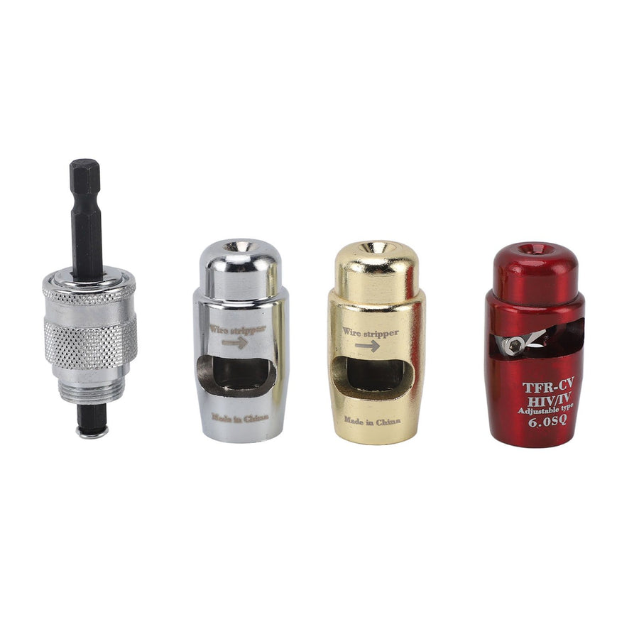 Electric Wire Stripper Cable Stripping Tool Aluminum Alloy Multifunction Portable Wire Stripping Twisting Tool