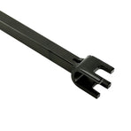 Water Meter Wrench Foldable T Handle Steel Multifunctional Water Shut Off Tool for Repairing Yellow