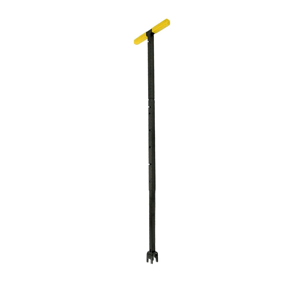 Water Meter Wrench Foldable T Handle Steel Multifunctional Water Shut Off Tool for Repairing Yellow