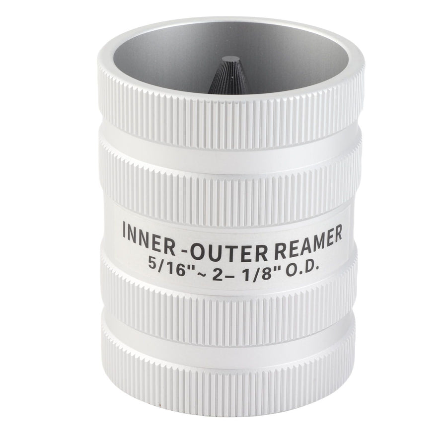 Inner Outer Tubing Reamer Accurate Ergonomic Aluminum Alloy Pipe Deburring Reamer Tool for Stainless Steel Pipes L