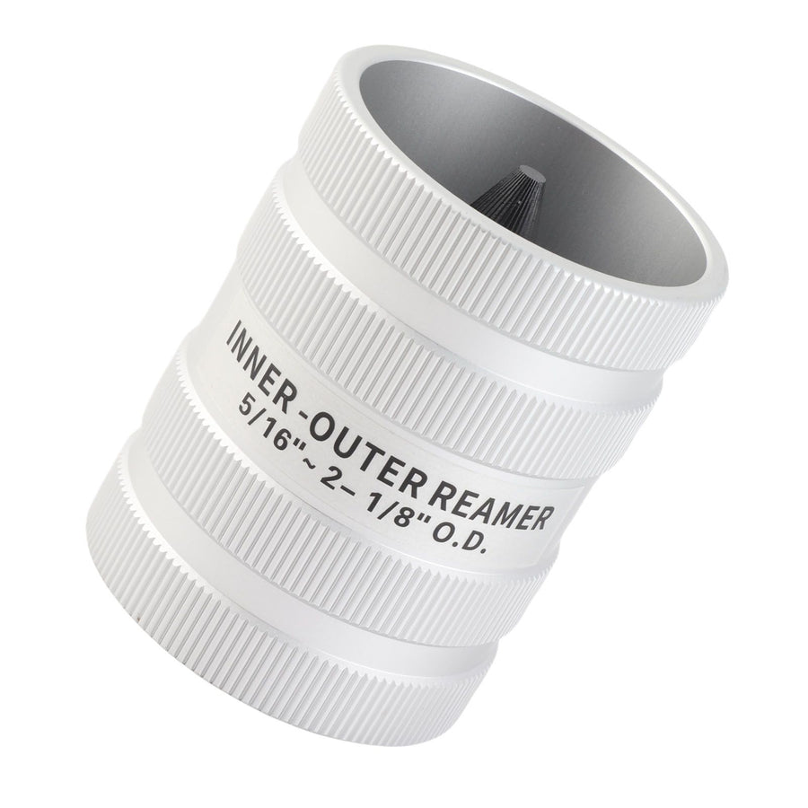 Inner Outer Tubing Reamer Accurate Ergonomic Aluminum Alloy Pipe Deburring Reamer Tool for Stainless Steel Pipes L
