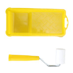 Small Paint Roller Set with Tray Precise Control Easy To Dye Multipurpose for Home Decor Artwork