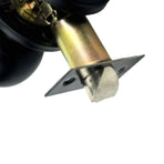 Bathroom Lock Round Handle for 30‑50mm Thick Door with 3 Keys