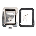 Toolbox Handle Lock Stainless Steel Rustproof High Strength RV Handle Latch for Home Office Commercial Use