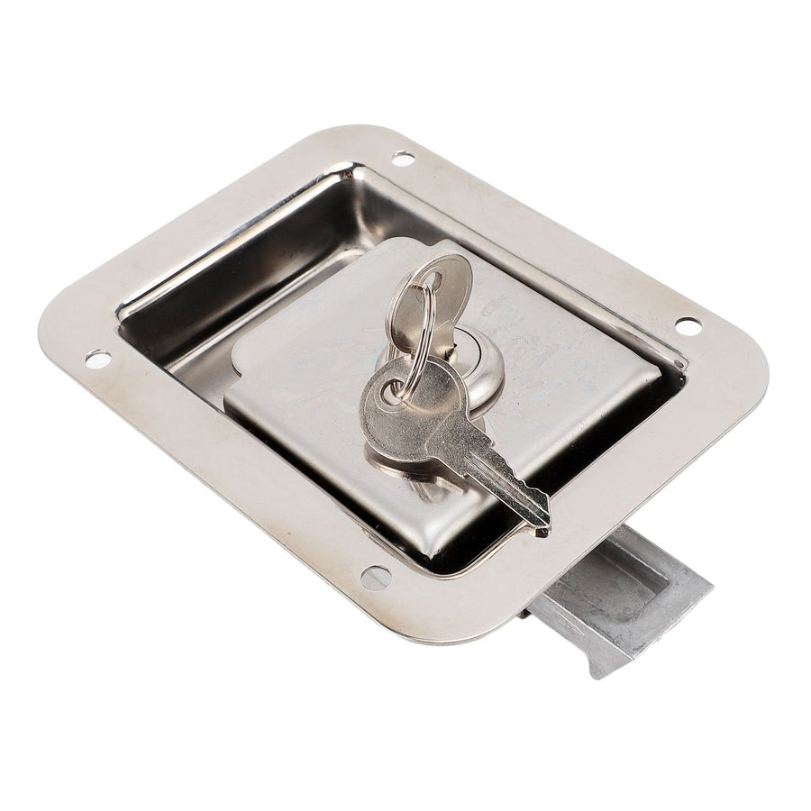 Toolbox Handle Lock Stainless Steel Rustproof High Strength RV Handle Latch for Home Office Commercial Use