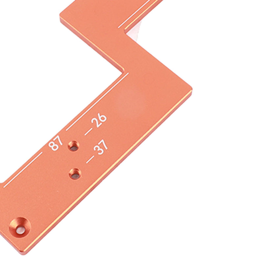 ARC Grooving Auxiliary Tool Anti Slip Easy to Operate Cabinet Door Slot Position Template for Woodworking Tool 6mm / 0.24in