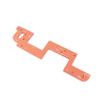 ARC Grooving Auxiliary Tool Anti Slip Easy to Operate Cabinet Door Slot Position Template for Woodworking Tool 6mm / 0.24in