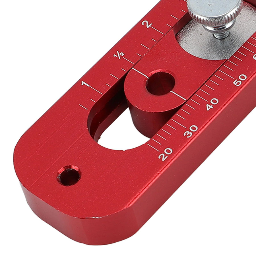 Woodworking Compass Scriber Portable Aluminum Alloy Woodworking Compass Tool Adjustable Inch Arc Drawing Ruler S