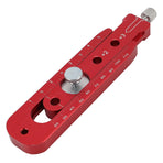Woodworking Compass Scriber Portable Aluminum Alloy Woodworking Compass Tool Adjustable Inch Arc Drawing Ruler S