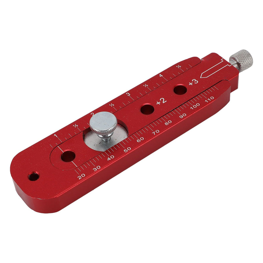 Woodworking Compass Scriber Portable Aluminum Alloy Woodworking Compass Tool Adjustable Inch Arc Drawing Ruler S