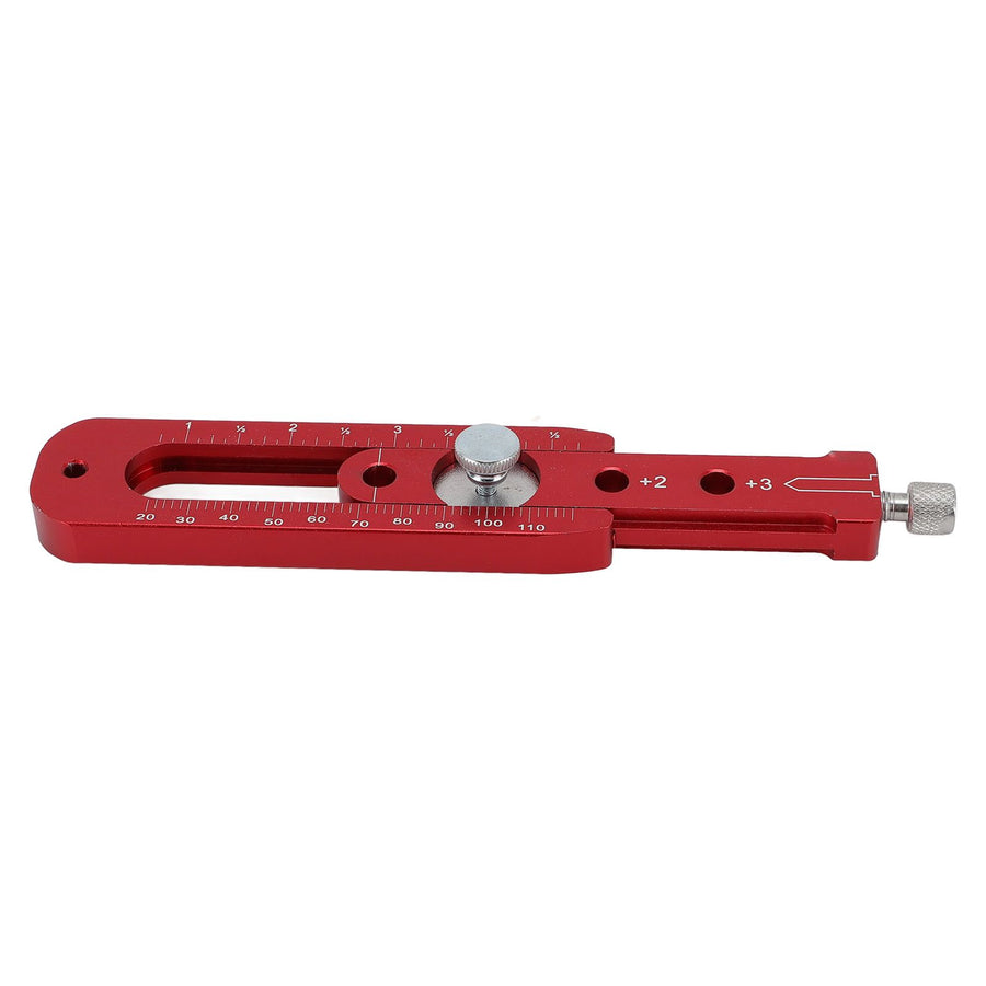 Woodworking Compass Scriber Portable Aluminum Alloy Woodworking Compass Tool Adjustable Inch Arc Drawing Ruler S