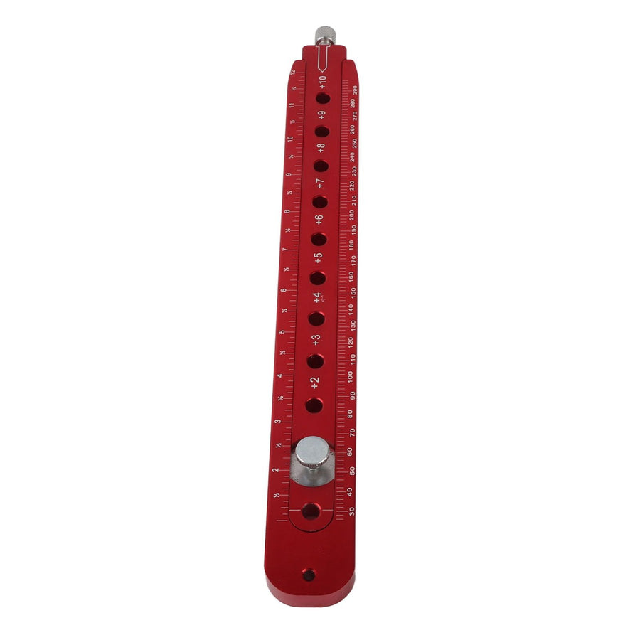 Woodworking Compass Scriber Portable Aluminum Alloy Woodworking Compass Tool Adjustable Inch Arc Drawing Ruler L