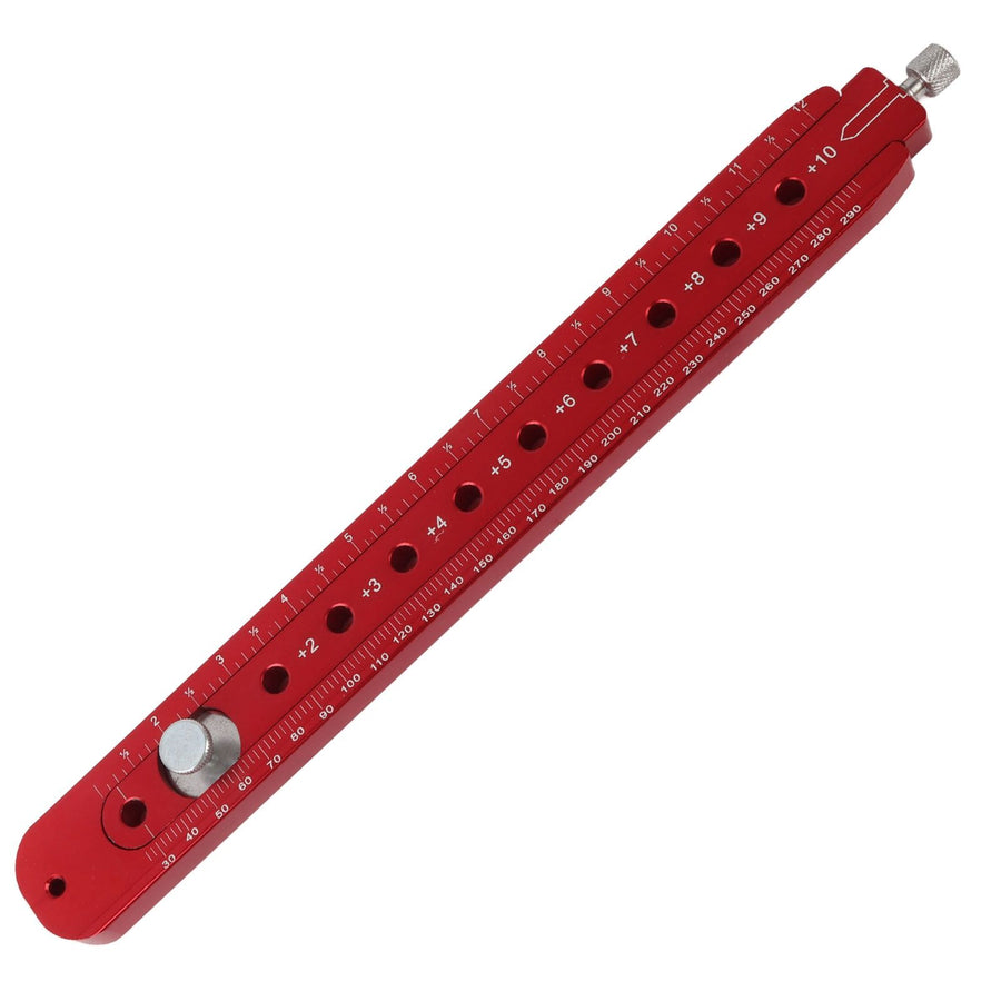 Woodworking Compass Scriber Portable Aluminum Alloy Woodworking Compass Tool Adjustable Inch Arc Drawing Ruler L