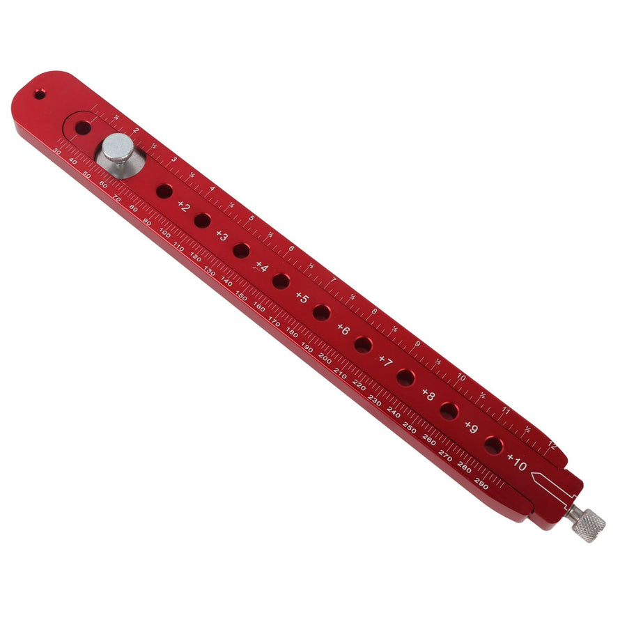 Woodworking Compass Scriber Portable Aluminum Alloy Woodworking Compass Tool Adjustable Inch Arc Drawing Ruler L