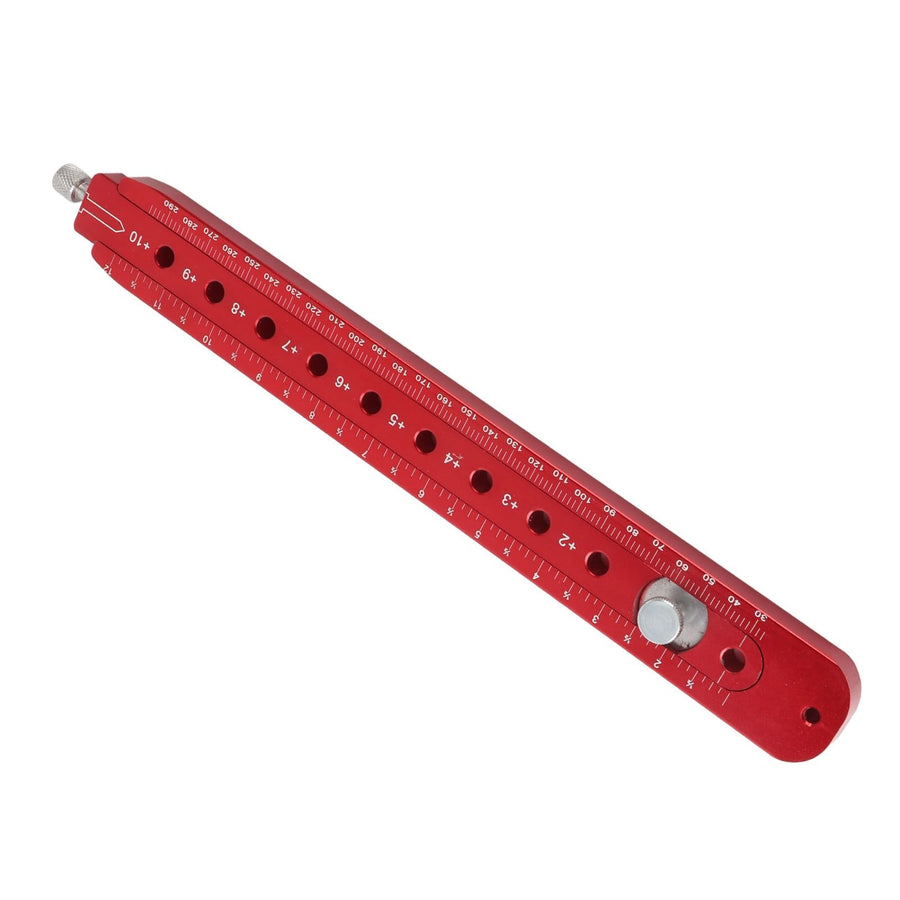 Woodworking Compass Scriber Portable Aluminum Alloy Woodworking Compass Tool Adjustable Inch Arc Drawing Ruler L