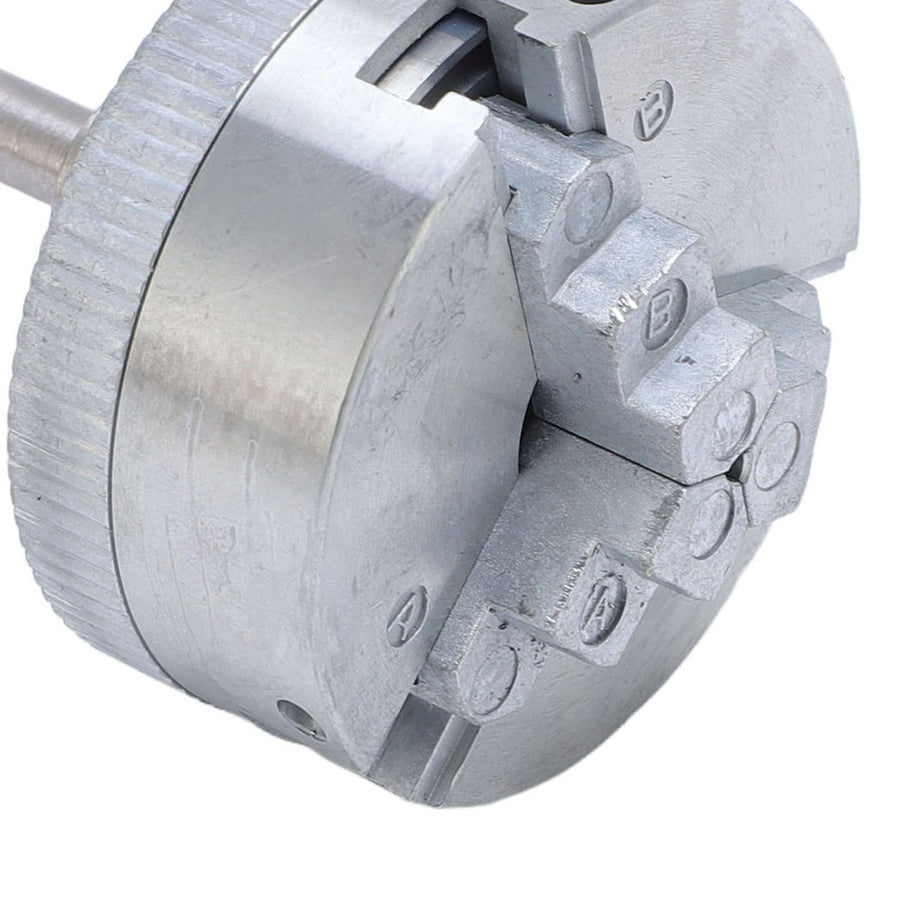 Mini Lathe Chuck Set Alloy Steel 3 Jaw Self Centering Lathe Chuck for Woodworking Projects and Repairs
