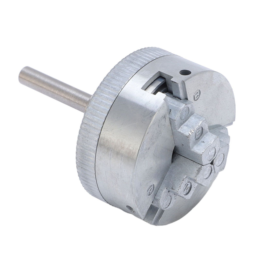 Mini Lathe Chuck Set Alloy Steel 3 Jaw Self Centering Lathe Chuck for Woodworking Projects and Repairs