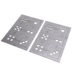 2PCS Steel Welding Practice Coupons 6 Sided Dice Metal Fabrication Training Plates Comprehensive Skill Enhancement Training Kit