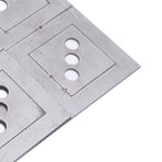 2PCS Steel Welding Practice Coupons 6 Sided Dice Metal Fabrication Training Plates Comprehensive Skill Enhancement Training Kit
