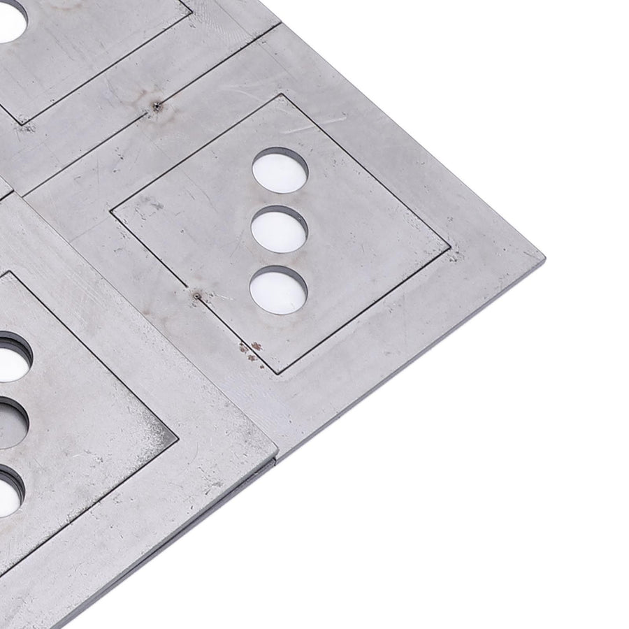 2PCS Steel Welding Practice Coupons 6 Sided Dice Metal Fabrication Training Plates Comprehensive Skill Enhancement Training Kit
