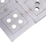 2PCS Steel Welding Practice Coupons 6 Sided Dice Metal Fabrication Training Plates Comprehensive Skill Enhancement Training Kit