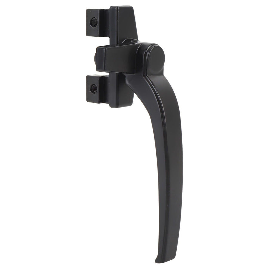 4PCS Window Handle Aluminum Alloy Window Handle Lock for Internal and External Sliding Door Vertical and Horizontal Sliding Window Right Hand Black
