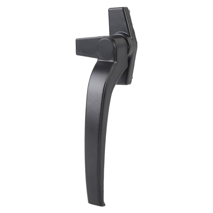4PCS Window Handle Aluminum Alloy Window Handle Lock for Internal and External Sliding Door Vertical and Horizontal Sliding Window Right Hand Black