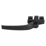 4PCS Window Handle Aluminum Alloy Window Handle Lock for Internal and External Sliding Door Vertical and Horizontal Sliding Window Right Hand Black