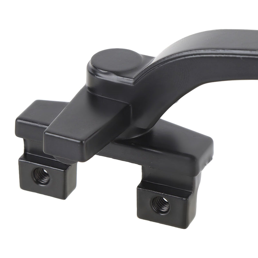 4PCS Window Handle Aluminum Alloy Window Handle Lock for Internal and External Sliding Door Vertical and Horizontal Sliding Window Right Hand Black