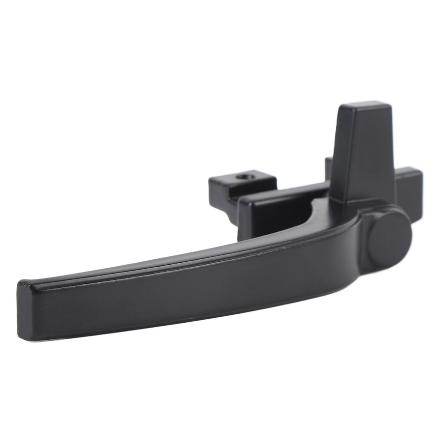 4PCS Window Handle Aluminum Alloy Window Handle Lock for Internal and External Sliding Door Vertical and Horizontal Sliding Window Right Hand Black