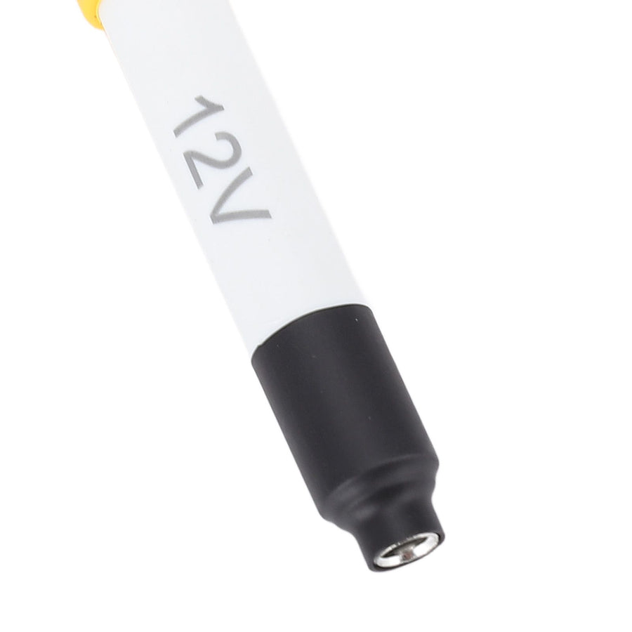 Electric Soldering Iron White DC 12V Insulated Silicone Handle Portable Car Clip Soldering Iron for Repairing