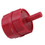 Battery Terminal Brush with 6pcs 1/4in Hex Shank Cleaning Brush Set for Copper Pipes and Fittings Red