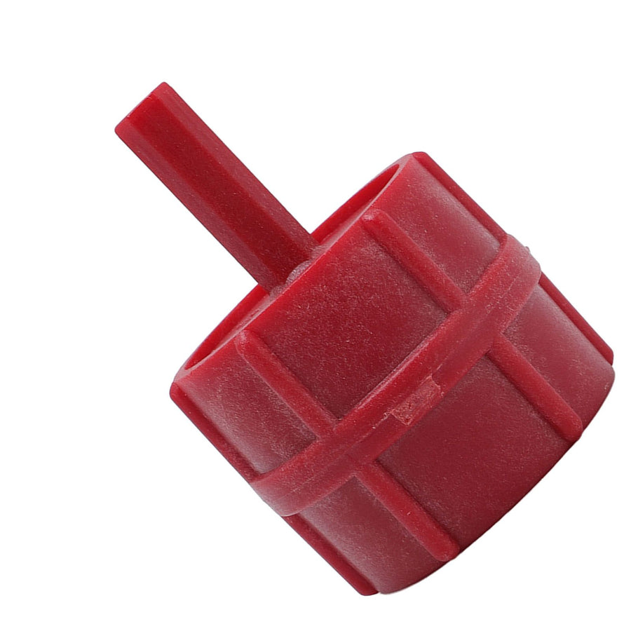 Battery Terminal Brush with 6pcs 1/4in Hex Shank Cleaning Brush Set for Copper Pipes and Fittings Red