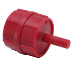Battery Terminal Brush with 6pcs 1/4in Hex Shank Cleaning Brush Set for Copper Pipes and Fittings Red