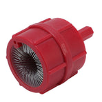 Battery Terminal Brush with 6pcs 1/4in Hex Shank Cleaning Brush Set for Copper Pipes and Fittings Red
