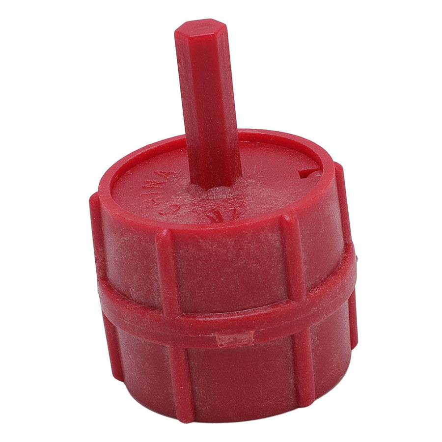 Battery Terminal Brush with 6pcs 1/4in Hex Shank Cleaning Brush Set for Copper Pipes and Fittings Red