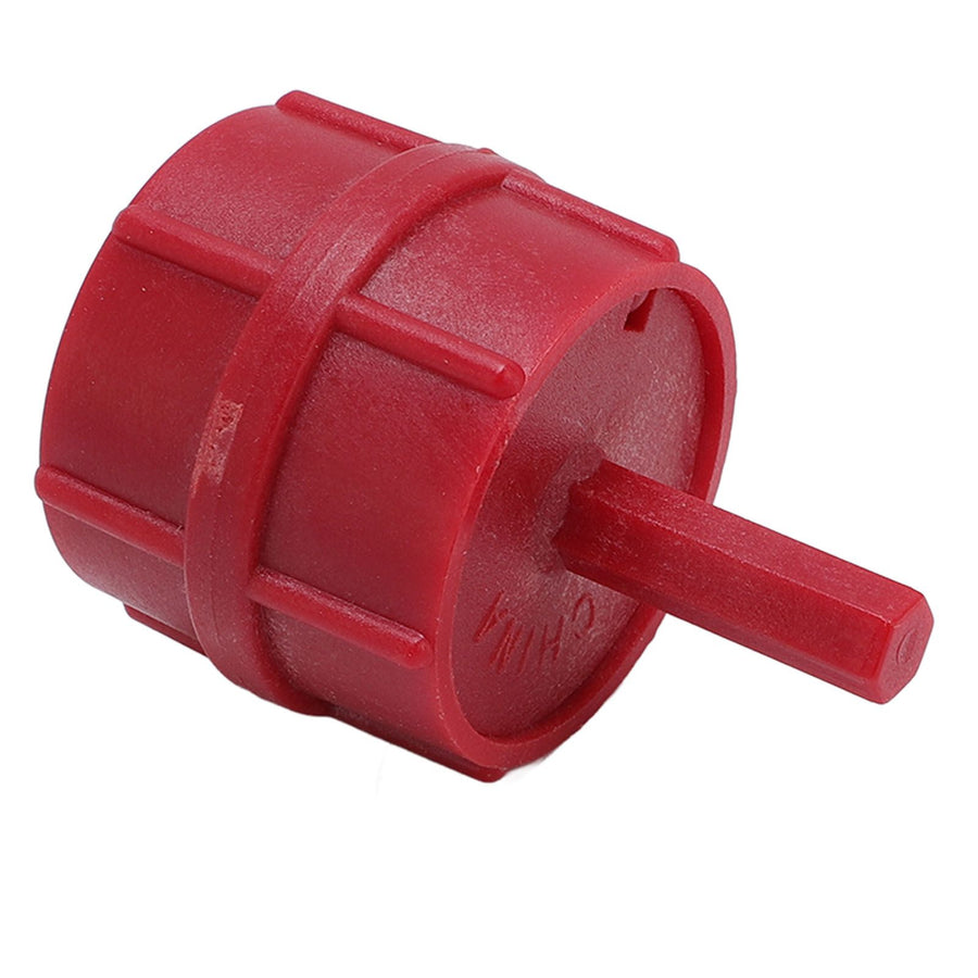 Battery Terminal Brush with 6pcs 1/4in Hex Shank Cleaning Brush Set for Copper Pipes and Fittings Red