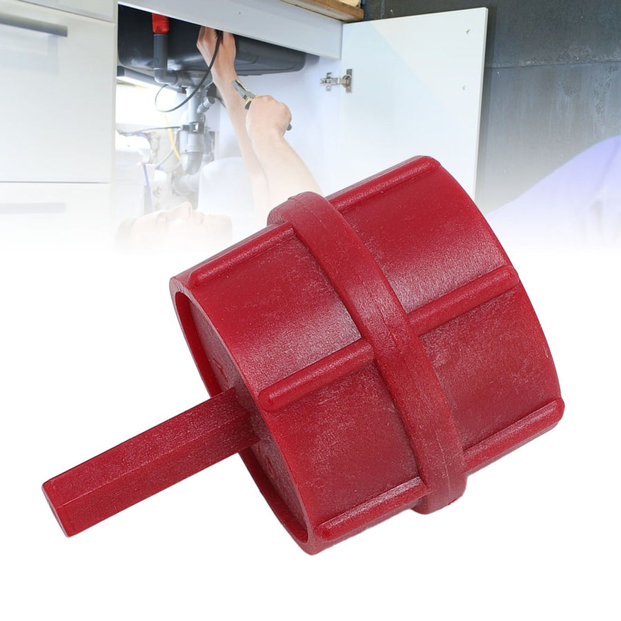 Battery Terminal Brush with 6pcs 1/4in Hex Shank Cleaning Brush Set for Copper Pipes and Fittings Red