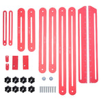 Stair Tread Gauge Aluminum Alloy Stair Tread Template Tool for Home DIY Renovation and Professional Construction Projects