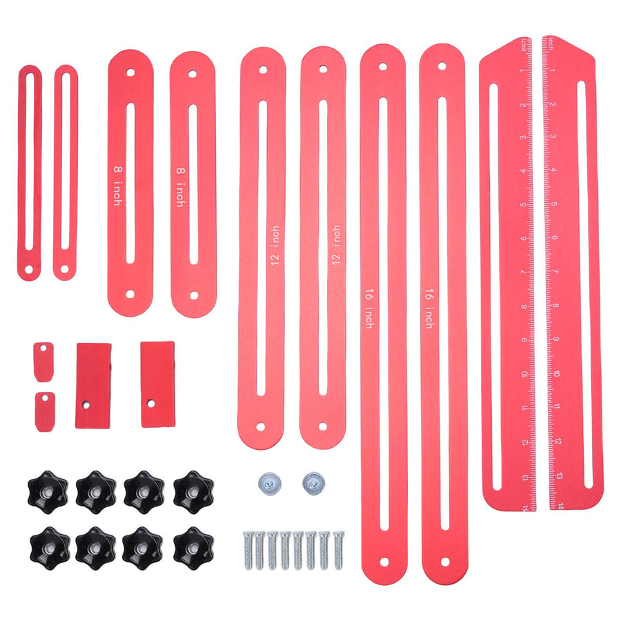 Stair Tread Gauge Aluminum Alloy Stair Tread Template Tool for Home DIY Renovation and Professional Construction Projects