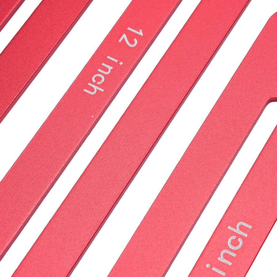 Stair Tread Gauge Aluminum Alloy Stair Tread Template Tool for Home DIY Renovation and Professional Construction Projects
