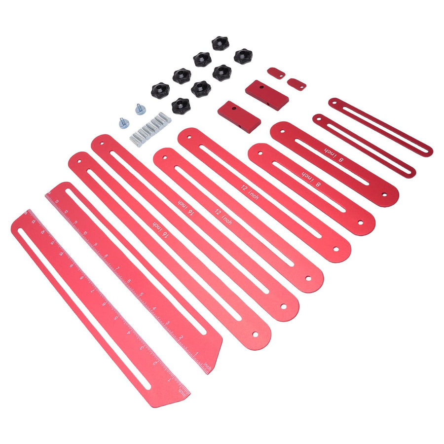 Stair Tread Gauge Aluminum Alloy Stair Tread Template Tool for Home DIY Renovation and Professional Construction Projects