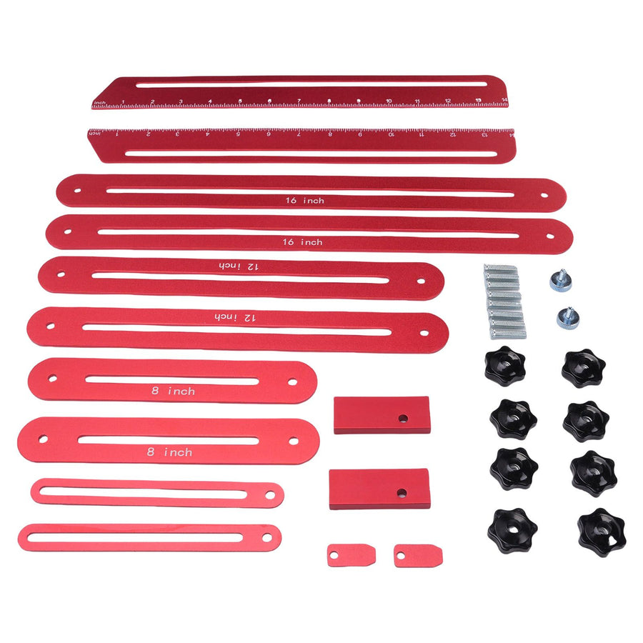 Stair Tread Gauge Aluminum Alloy Stair Tread Template Tool for Home DIY Renovation and Professional Construction Projects